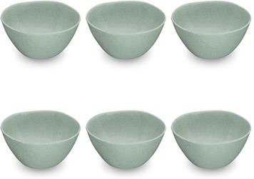 "Abode Homewares Organic Wheat Straw Bowl - 5.9"" - Set of 6"
