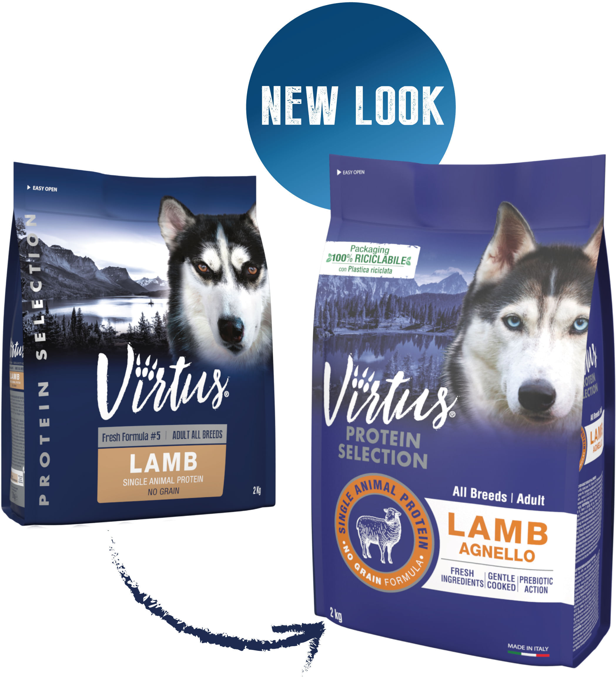 Virtus Protein Selection Adult Agnello 2KG