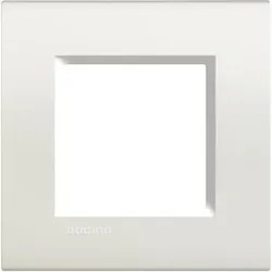 Legrand LNA4802BI Abdeckrahmen LIVINGLIGHT: 1-fach, 2 Module, Farbe: Weiß