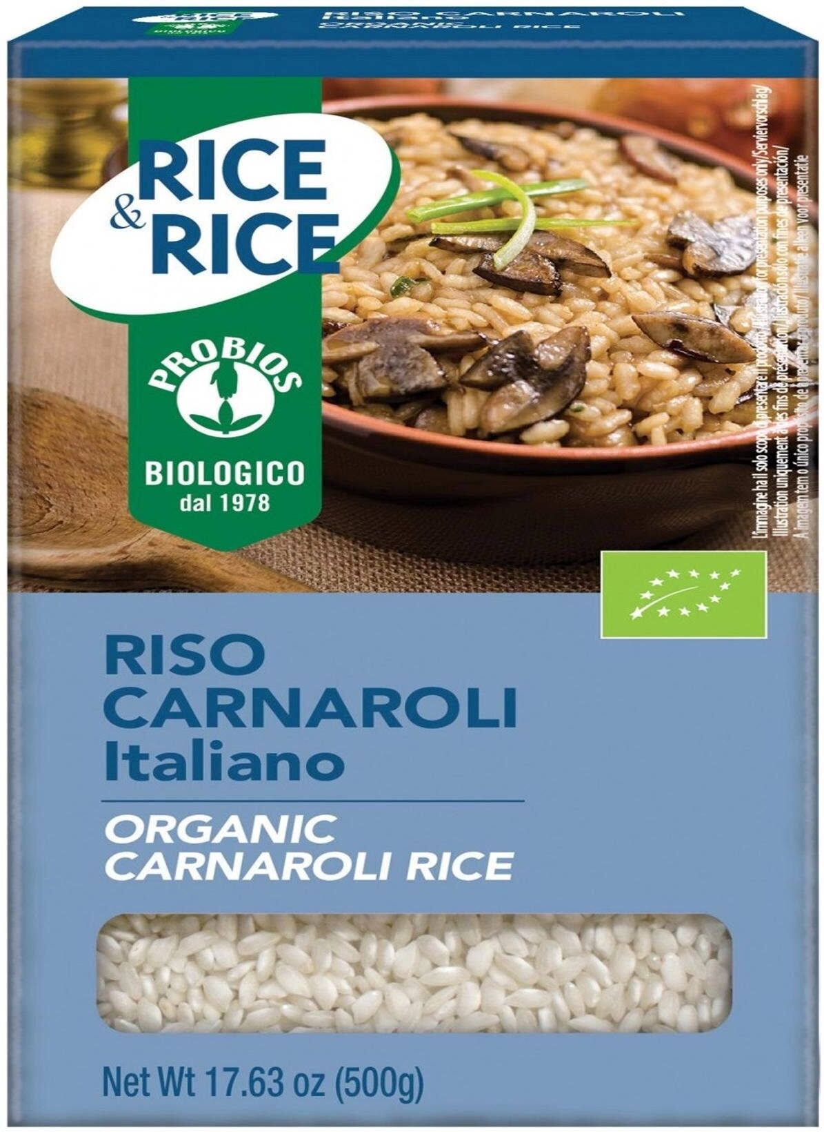 PROBIOS Rice & Rice - Riso Carnaroli Bianco 500 Grammi 