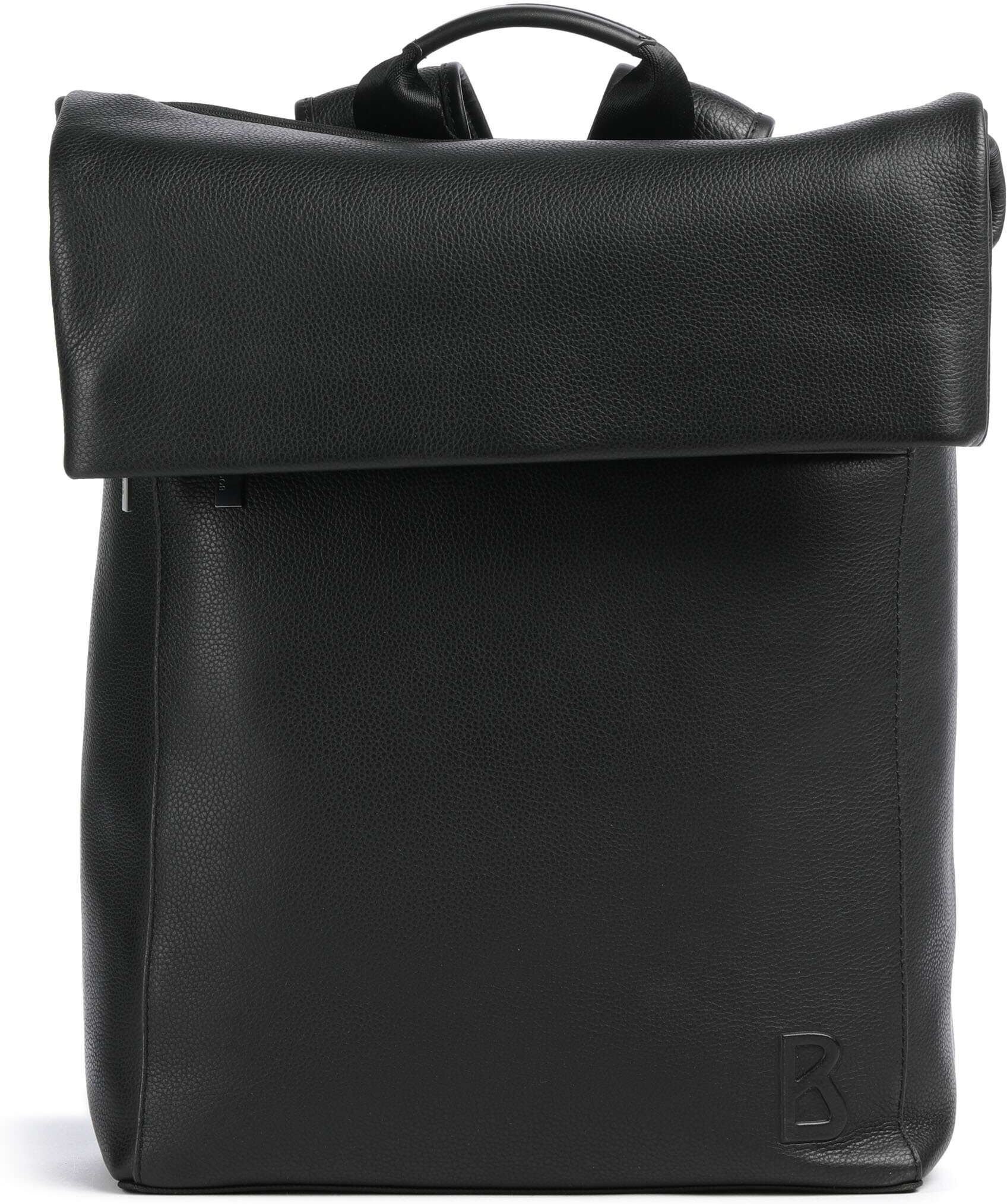 Bogner Kiroro Leon Rucksack aus Leder, schwarz