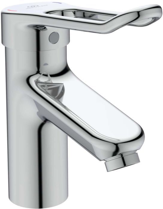 Ideal Standard 2 Waschtischarmatur BC095AA, chrom, mit Metallablauf, mit Bügelhebel