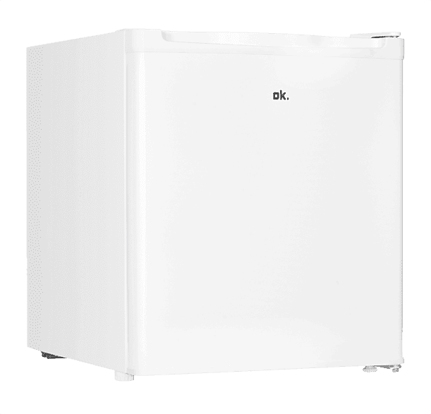 Nevera pequeña - ok. OFK 061 E W, Compresor, 51 cm, 41 l, Independiente, Compresor Blanco
