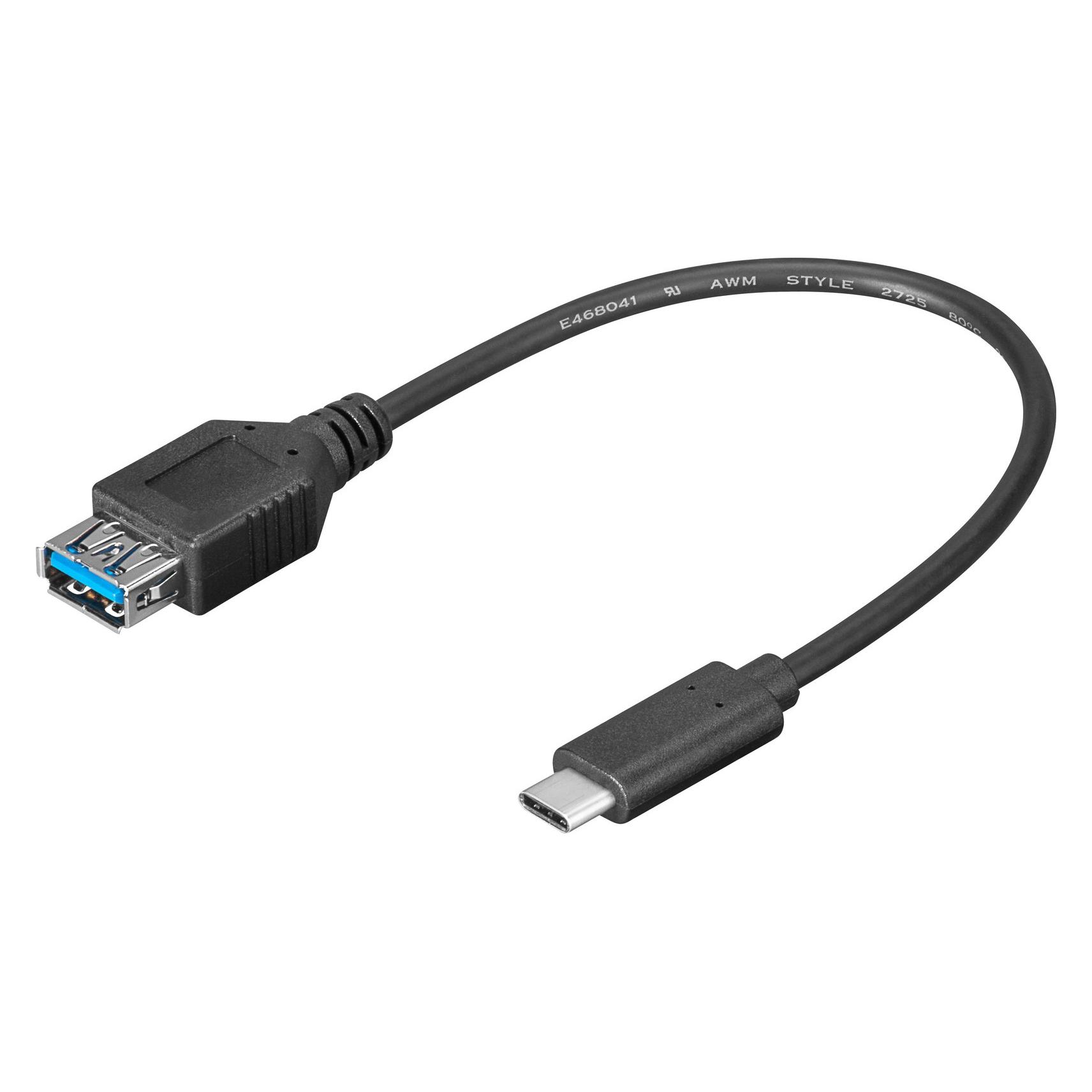 MicroConnect USB SuperSpeed Verlängerungskabel (0.20 m, USB 3.2 Gen 2) (USB3.1CAF02)