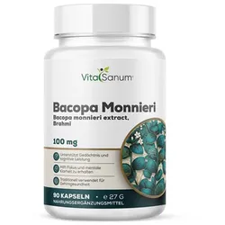 VitaSanum® Bacopa Monnieri (Brahmi) 100 mg – 1 Kapsel Tagesportion