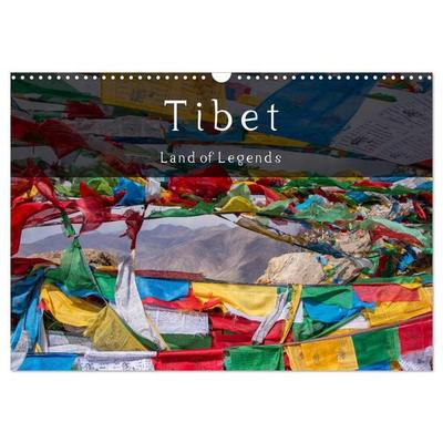 Tibet Land of Legends (Wall Calendar 2027 DIN A3 landscape), CALVENDO 12 Month Wall Calendar