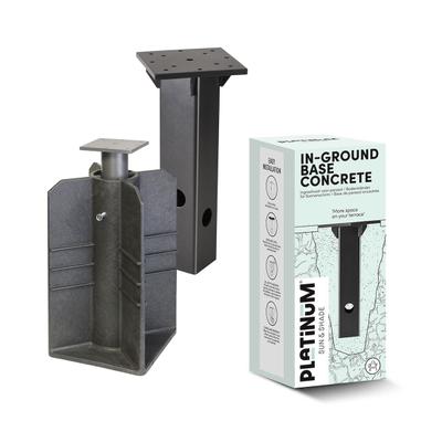 PLATINUM Schirmständer Erdverankerung Base