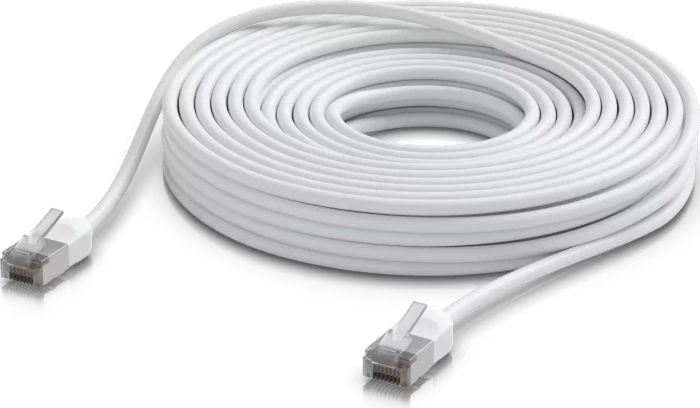 Ubiquiti UniFi Rugged Patch Cable Outdoor Cat6A , 15 m, weiß