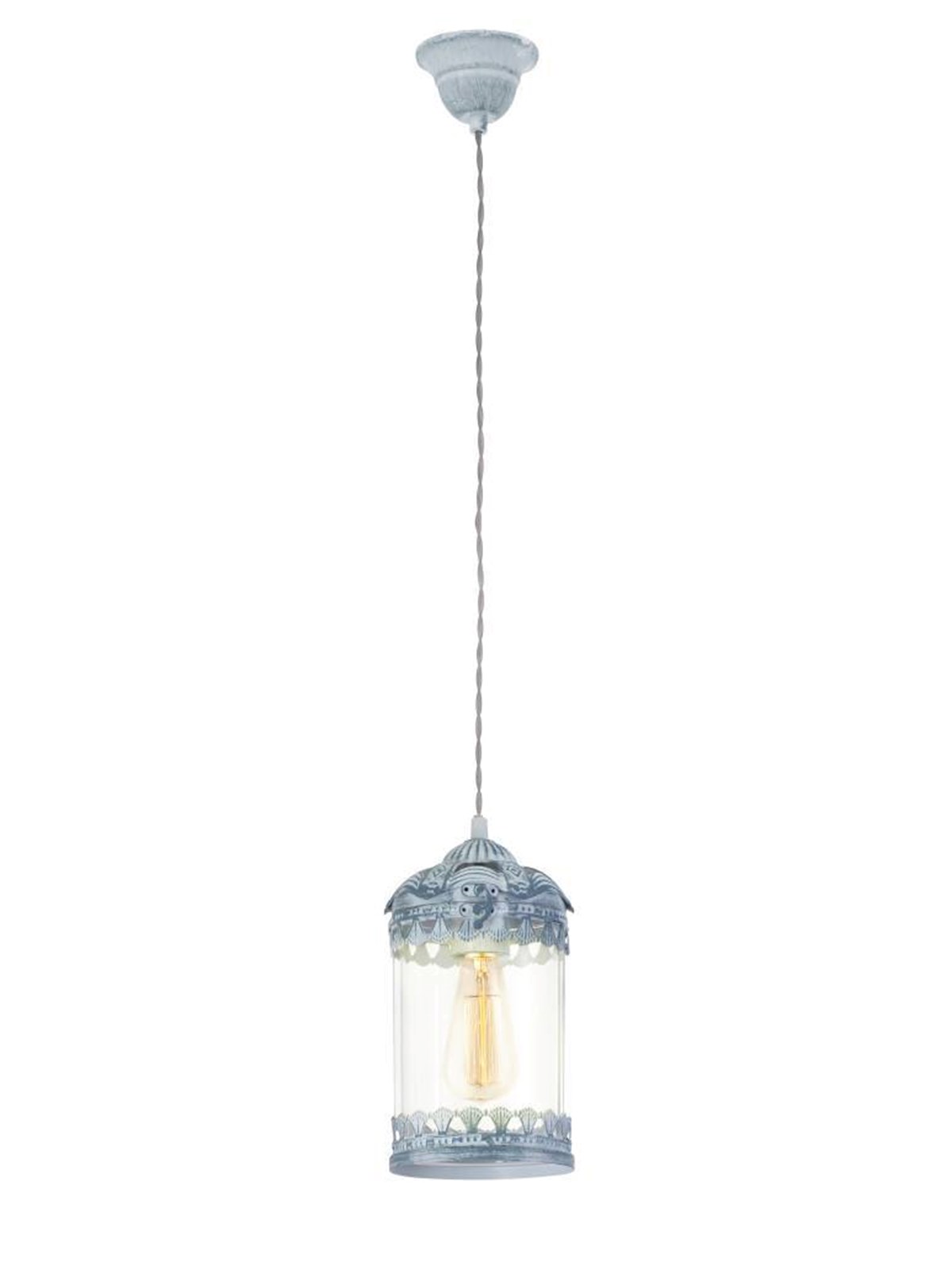 EGLO LANGHAM PENDELLEUCHTE GRAU/BLAU