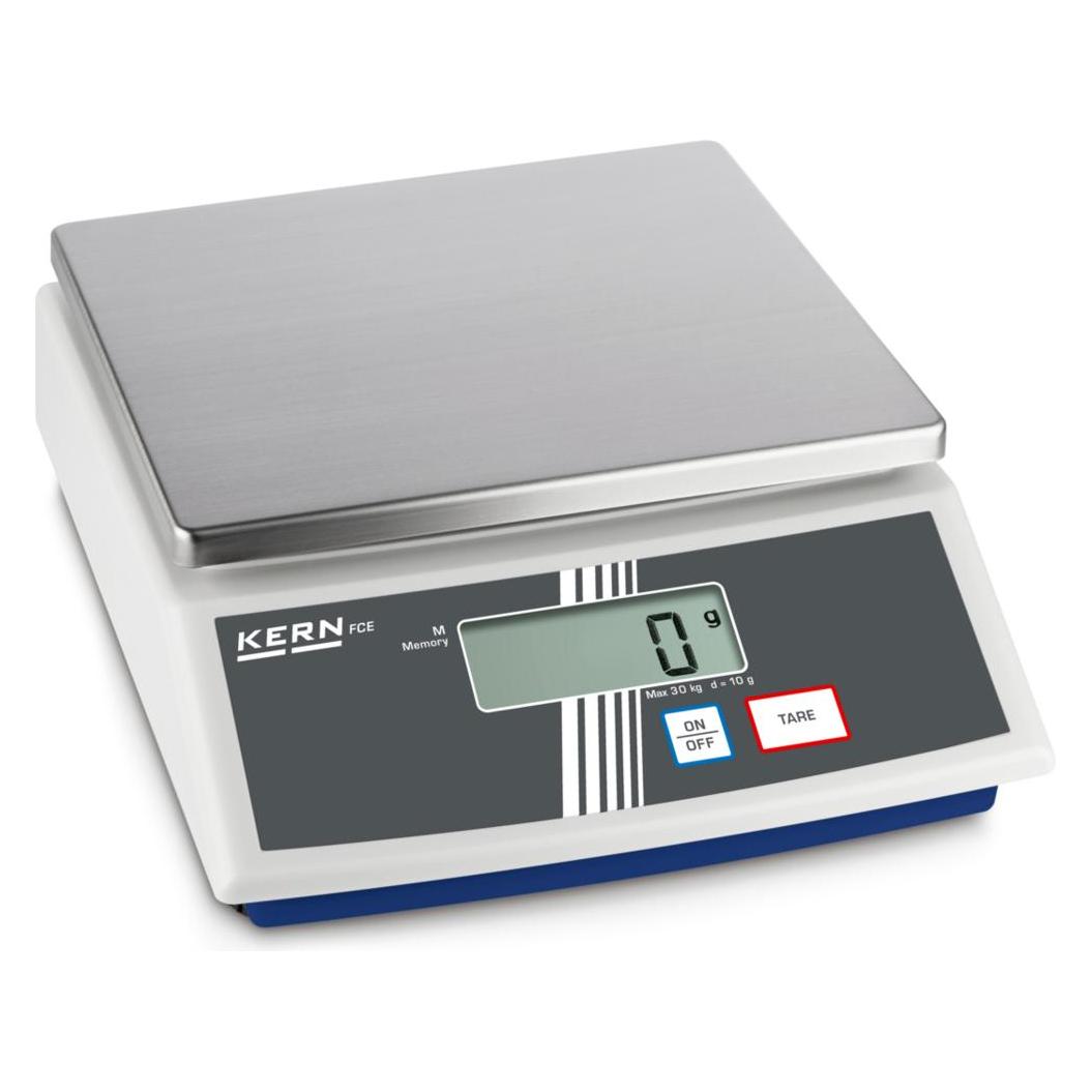 Kern FCE 6K2N FCE 6K2N Tischwaage Wägebereich (max.) 6kg Ablesbarkeit 2g netzbetrieben, batteriebet (FCE 6K2N +CAL)