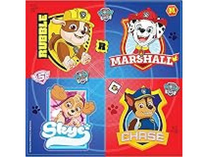 (16) Paw Patrol Luncheon Napkins