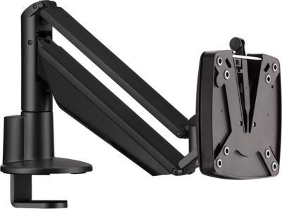 Monitorarm Novus CLU I C, für 1 Monitor bis 7 kg, mit Tischbefestigung, neig/schwenk/höhenverstellbar, schwarz