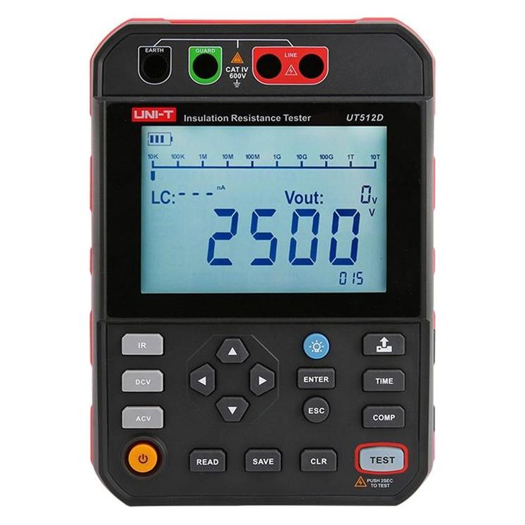 Unit Uni-T UT512D High-Voltage Insulation Resistance Tester (CAT IV 600V) (UNI-T)