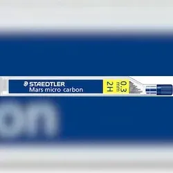 STAEDTLER Feinminen Mars micro carbon 0,3mm 2H, passend für alle Druckbleistifte