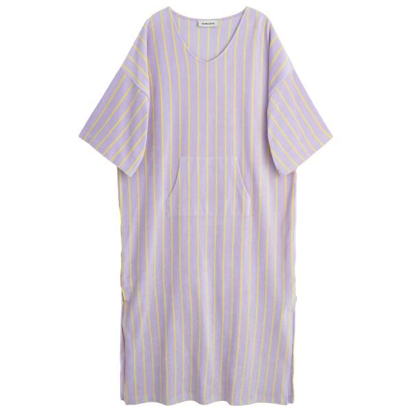 Bongusta - Women's Naram Kaftan Dress - Poncho Gr L/XL lila