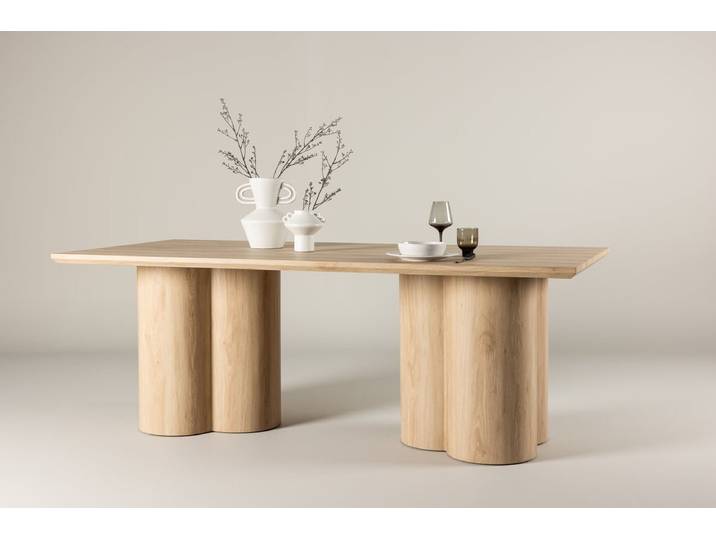 Esstisch Nary - verbindet modernes Design mit zeitloser Eleganz - Natur - Luxusbetten24