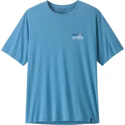 Patagonia M's Cap Cool Daily Shirt - '73 Skyline Herren T-Shirt shore blue light shore blue x dye M