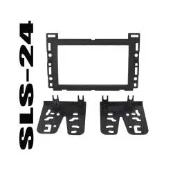 CHEVROLET / PONTIAC / SATURN 1-DIN Radioblende schwarz Radio Halterung Blende...