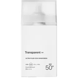 100ml Transparent Lab Ultra Fluid Cica Sunscreen SPF 50 PA++++