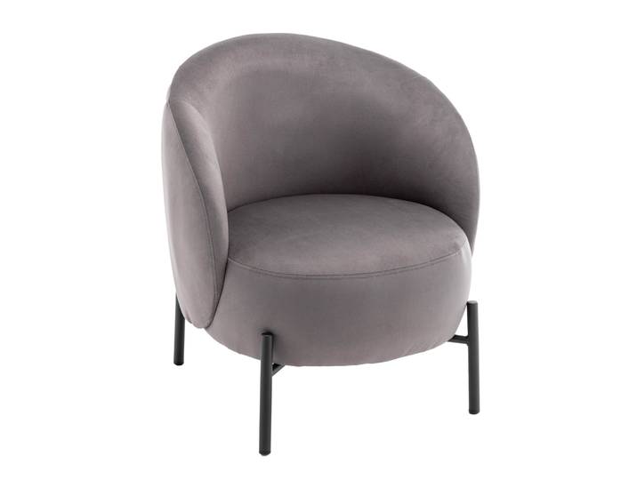 Oviala - Fauteuil relax en tissu et métal