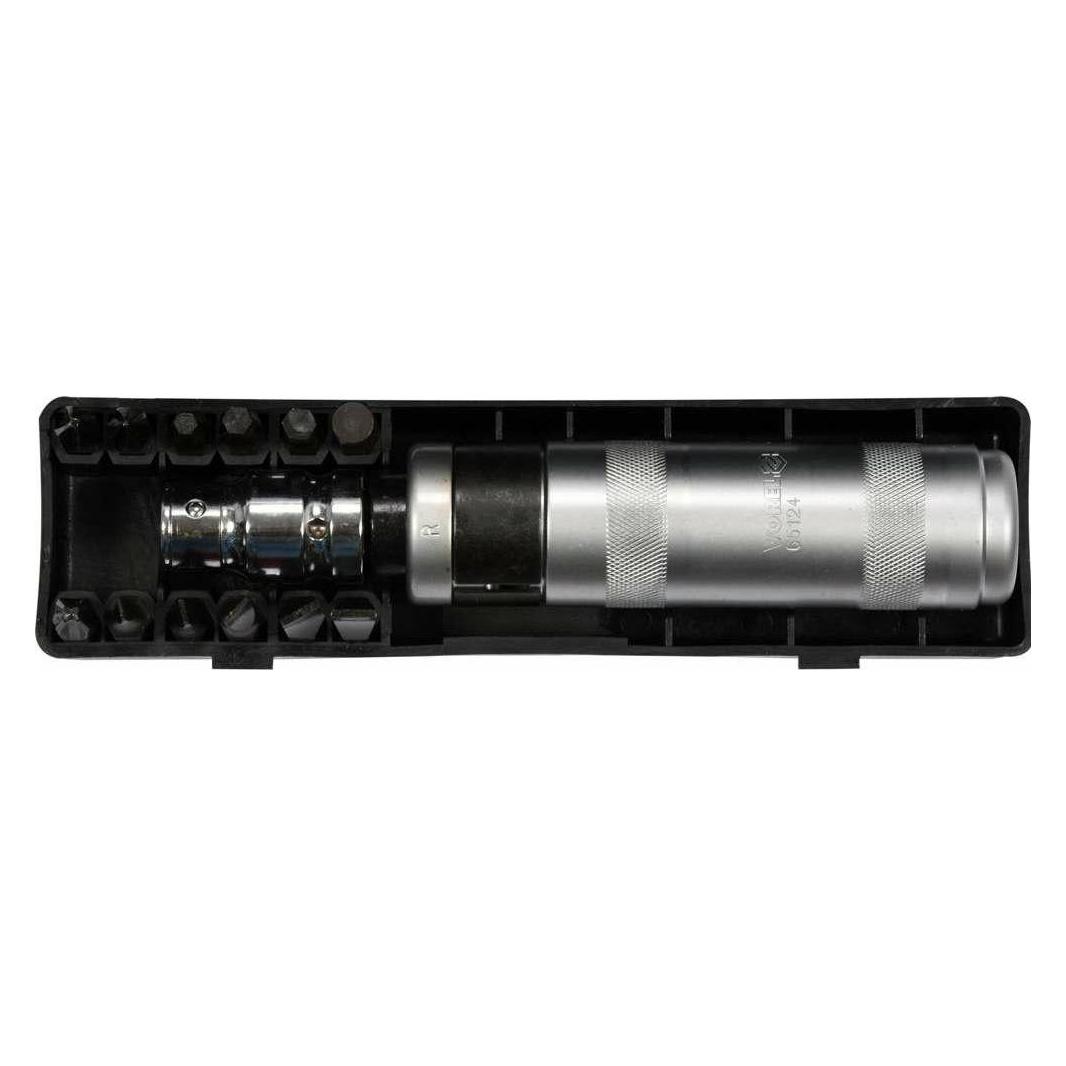Toya VOREL WKRĘTAK UDAROWY CHROM + 14 KOŃCÓWEK 65124 (Hex) (65124)