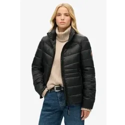 Superdry für Damen. W5011821A Fuji Steppjacke schwarz (M), Lässig, Nachhaltig, Recyceltes Nylon