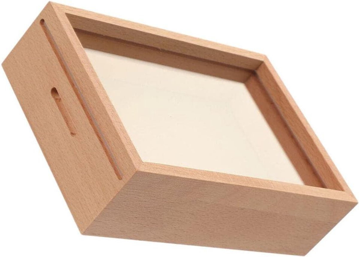 Houten Spaarpot Fotolijst Spaarbank voor volwassenen