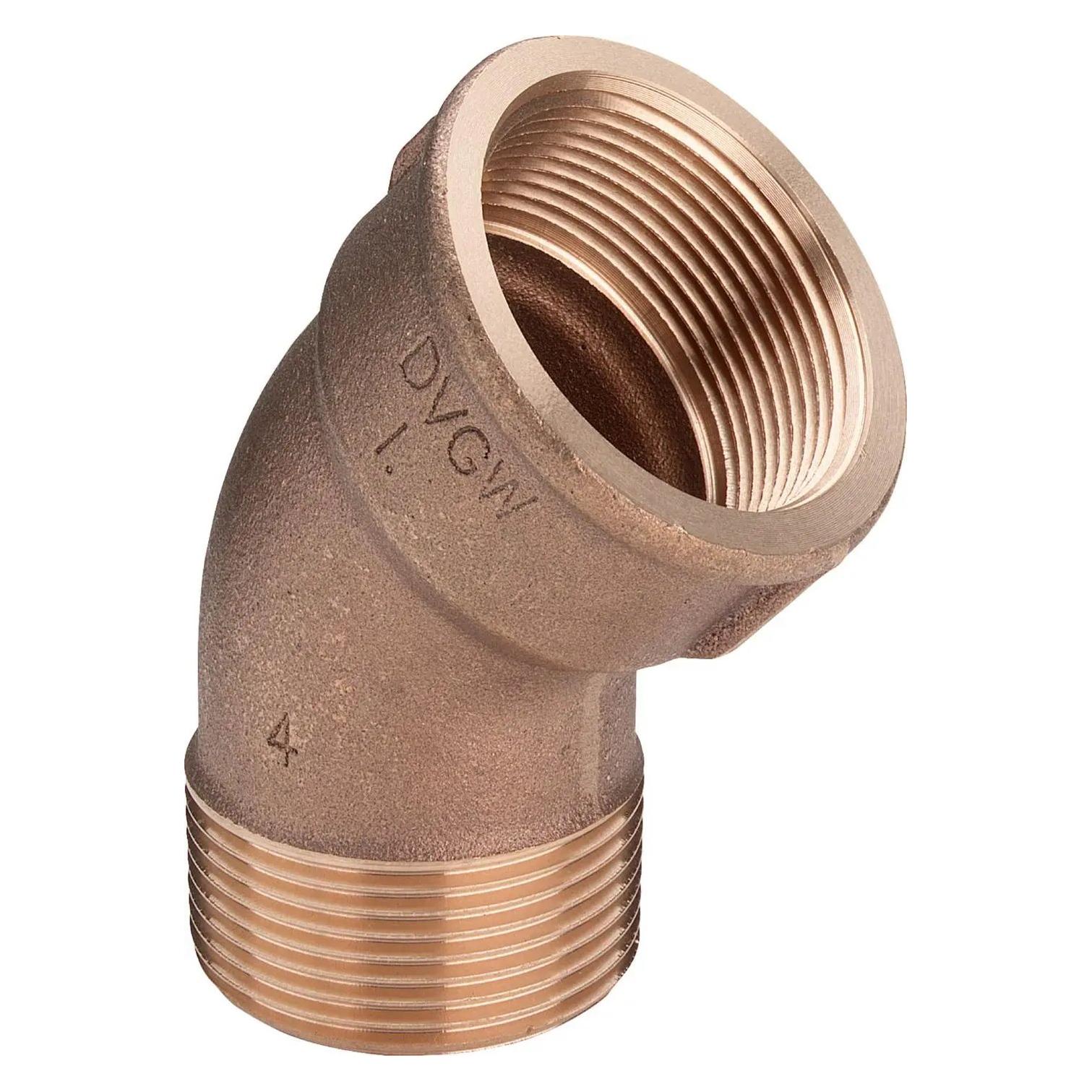 Viega GmbH & Co.KG Winkel Rotguss 45Grad I/A 3/8 (Winkelverbindung) (281755)