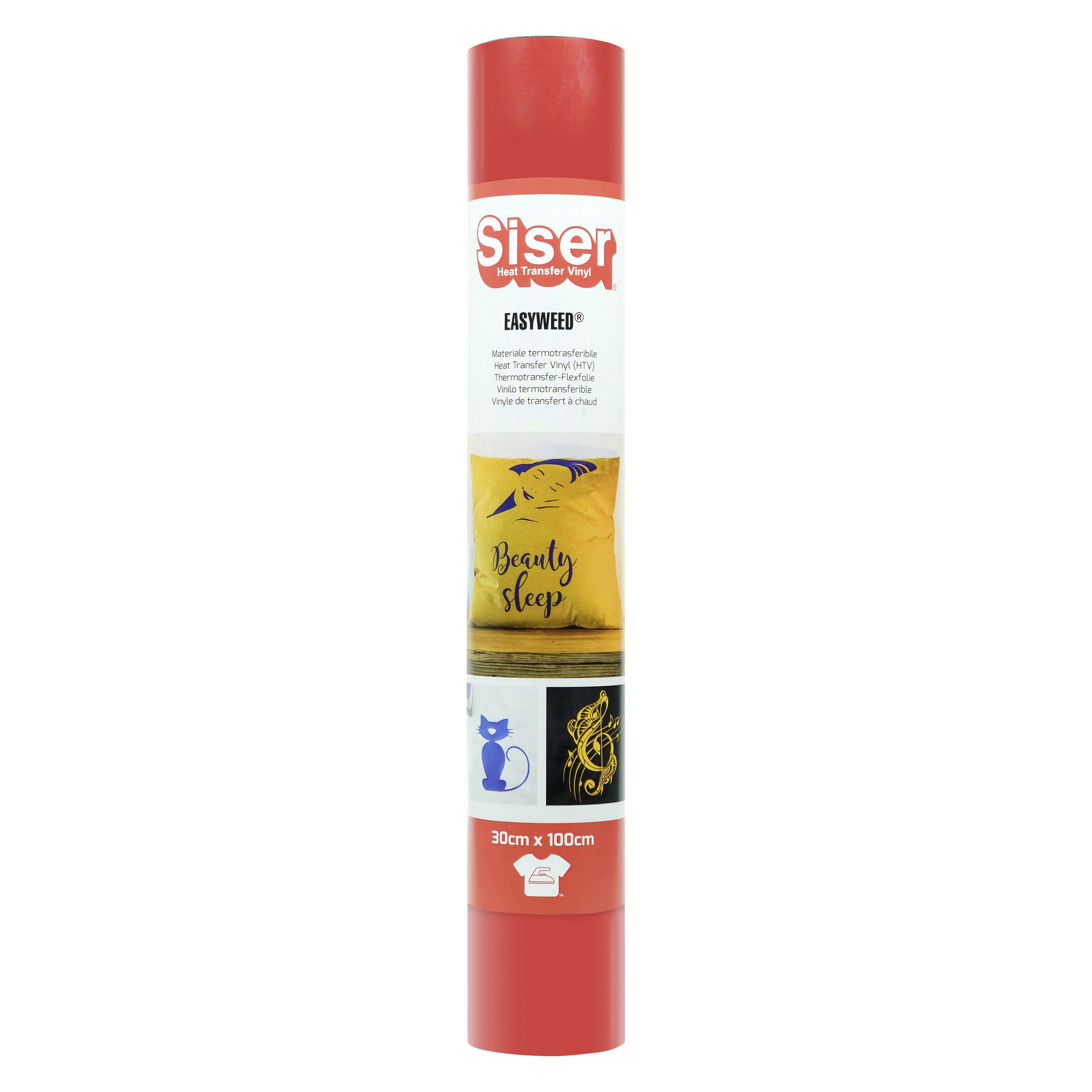 Siser Transferfolie Folie Schnittbreite 30 cm Hellrot (1FPSPU+ROV-3001)