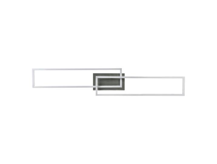 Plafonnier fer argenté 102.5x18.5x7.3cm led 36w