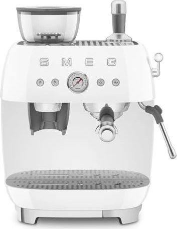 Smeg EGF03WHEU Espressomaschine mit Mahlwerk Weiss 50's Style (EGF03WHEU)