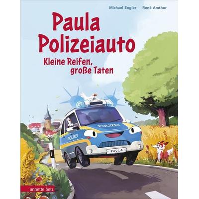 Paula Polizeiauto - Kleine Reifen, große Taten, Gebundene Ausgabe von Michael Engler, Annette Betz im Ueberreuter Verlag, 978-3-219-12060-8