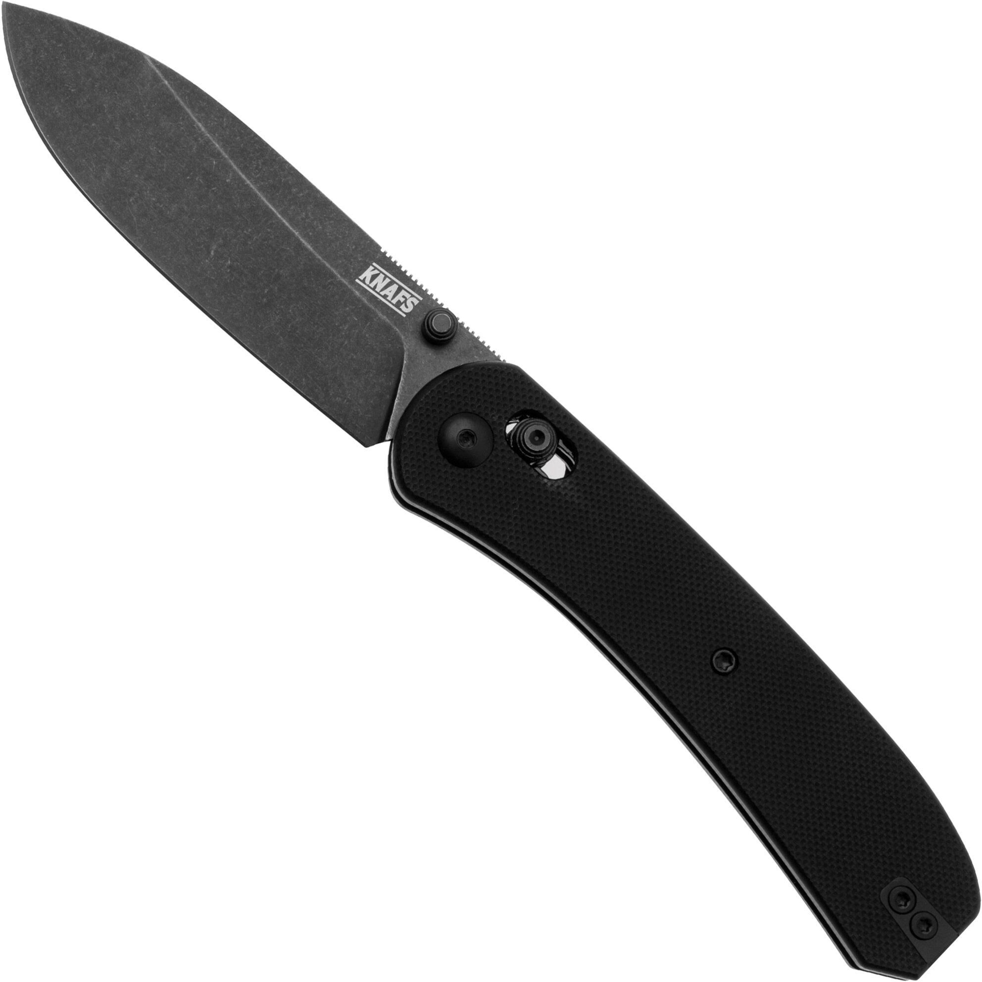 Knafs Lander 2 EDC -00181 Fast Swap Scales Black G10, Clutch Lock, coltello da tasca