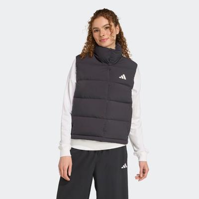 Funktionsweste ADIDAS SPORTSWEAR "HELIONIC CLIMAWARM LÄSSIGE", Damen, Gr. XL, schwarz, Obermaterial: 100% Polyester. Wattierung: 80% Entendaune, 20% Federn, Westen Funktionsweste