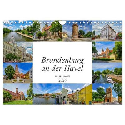 Brandenburg an der Havel Impressionen (Wandkalender 2026 DIN A4 quer), CALVENDO Monatskalender