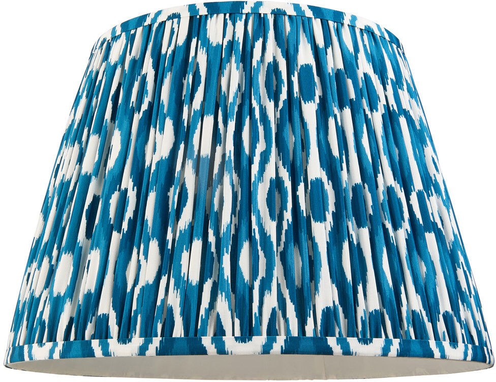 Heritage Hues Ikat Lamp Shade Blue 27.5cm H x 28cm W x 40cm D