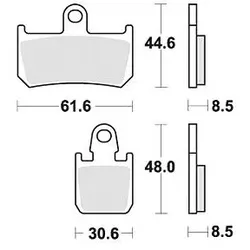TRW Bremsbelag MCB 795