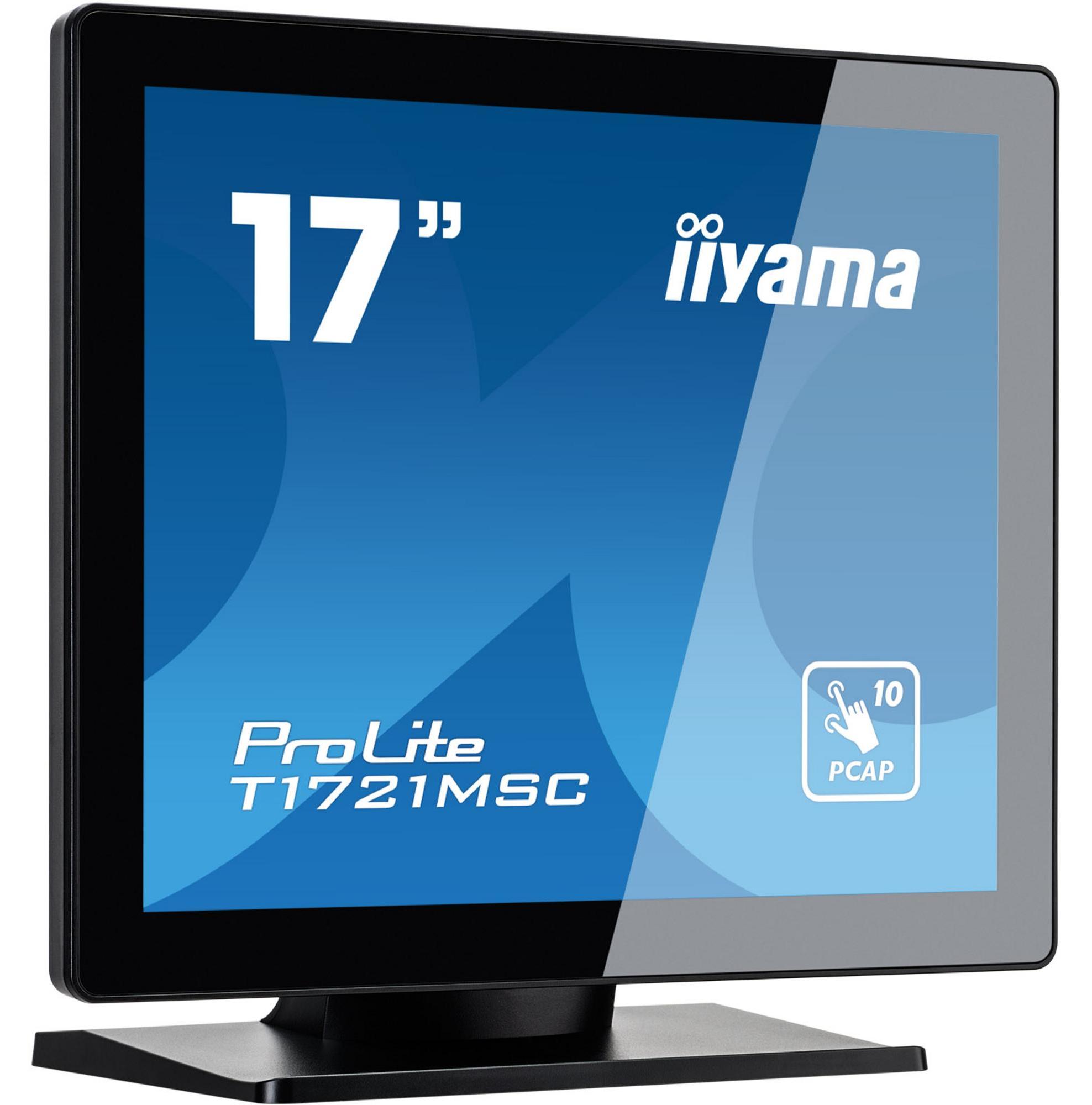 iiyama ProLite T1721MSC-B2, 43,2 cm (17"), 1280 x 1024 Pixel, SXGA, LED, 5 ms, Schwarz