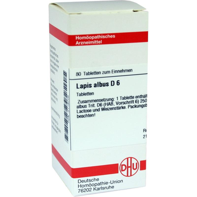 DHU-Arzneimittel GmbH & Co. KG LAPIS ALBUS D 6 Tabletten 80 St 02118705