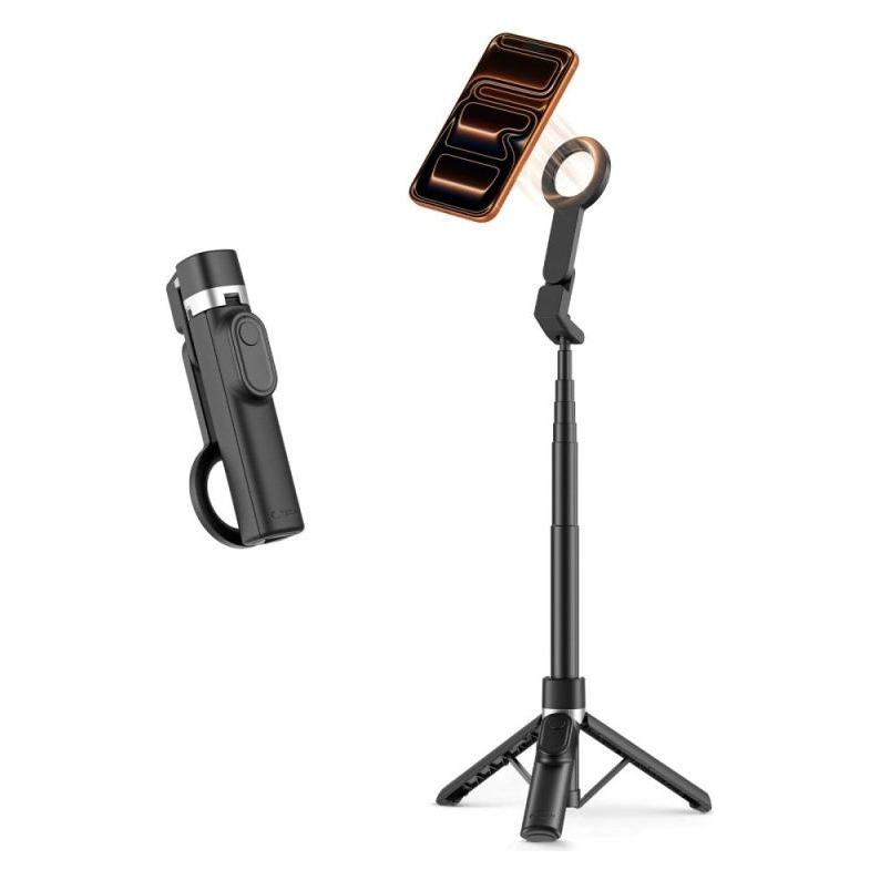 Tech-Protect L11s Magsafe Bluetooth Selfie Stick Tripod Black (5906302323395)