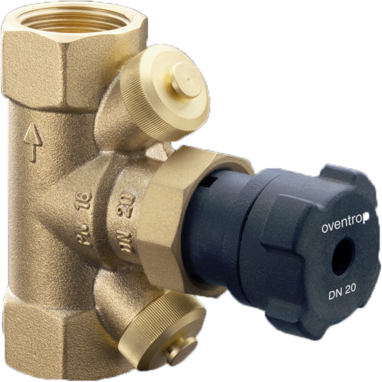 Vanne d'arrêt Oventrop Hycocon ATZ 1067306 DN20,3/4" filetage intérieur, avec isolation