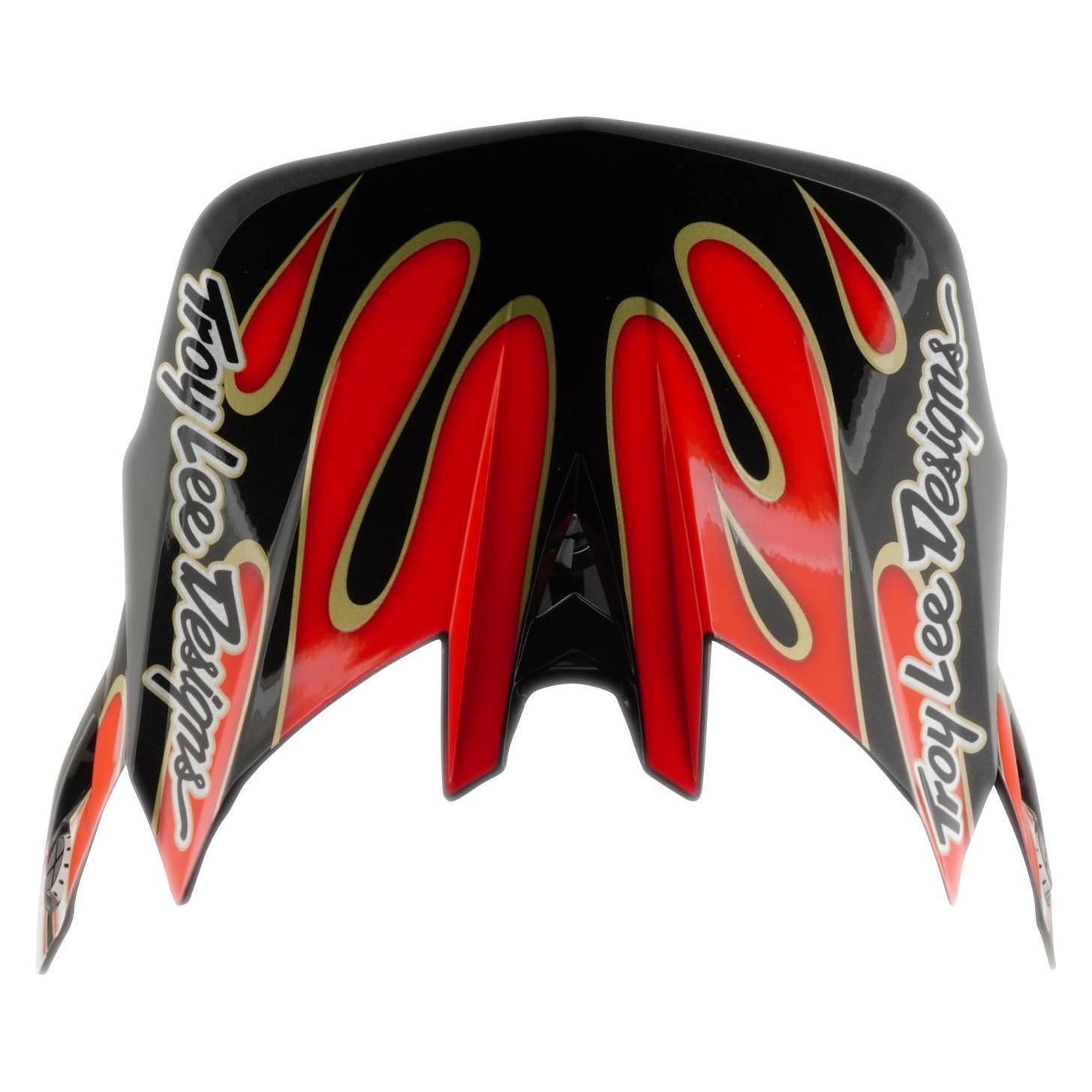 Troy Lee Designs D4 Composite Helmvisier, Overspray, white/red (66397998)