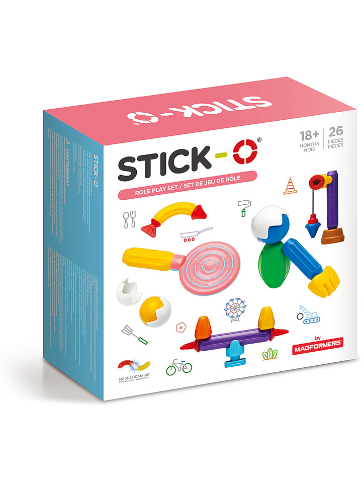 26tlg. Magnetspielset "STICK-O Role Play" - ab 18 Monaten - onesize