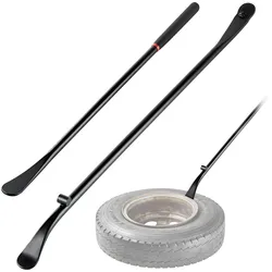 VEVOR Reifenmontiergerät Manueller Reifenwechsler 2 Stk. Metall Reifenheber 97 & 76,5 cm Reifenmontierhebel zur Montage Demontage für Outdoor Mobile Autoreparaturen von Universalen Fahrzeugtypen