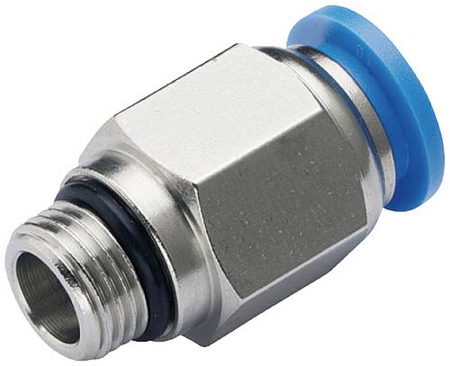 TRU COMPONENTS Gerade-Verbinder PC6-G02 Rohr-Ø: 6mm Gewinde-Maß: G1/4"