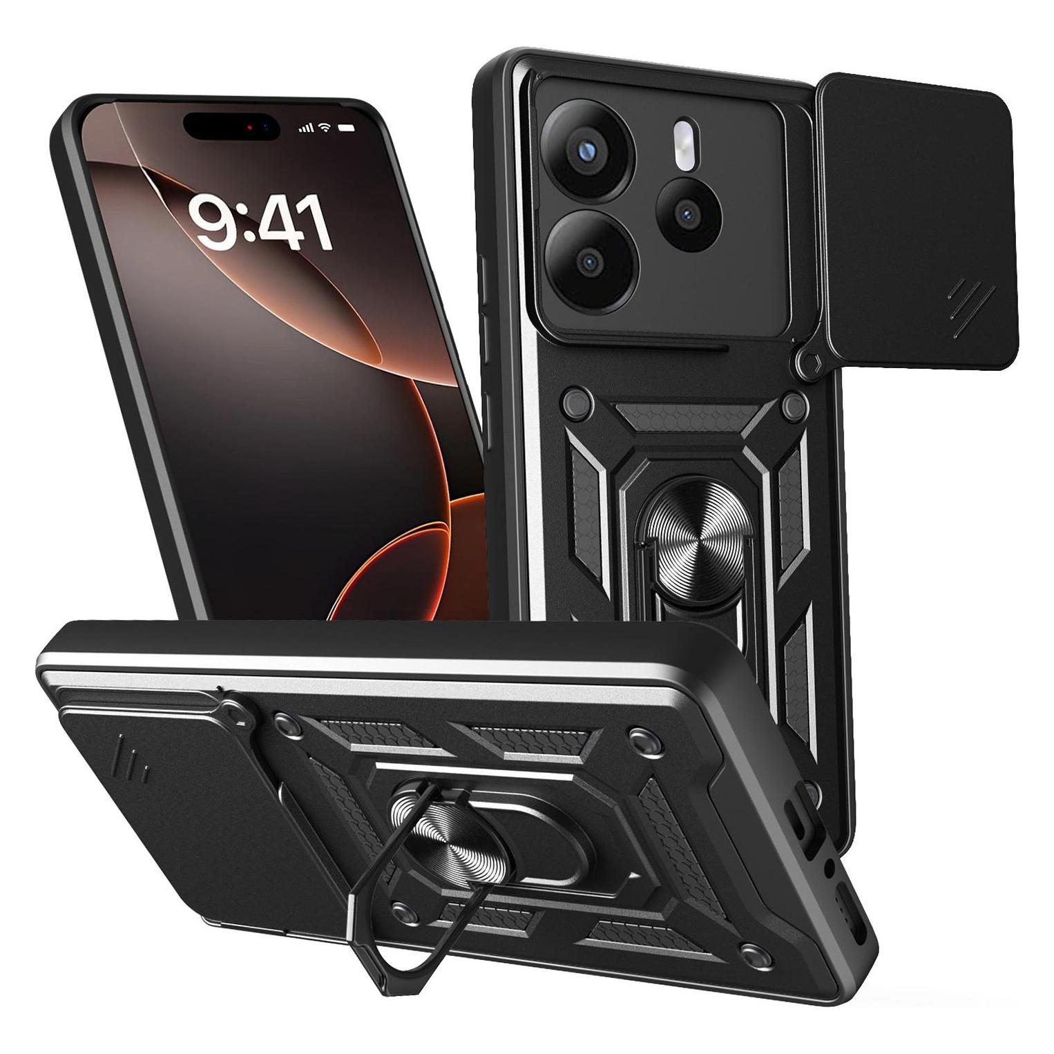 OEM Defender Slide Tasche für Xiaomi Note 14 5G schwarz (Xiaomi Redmi Note 14 5G) (53360945)