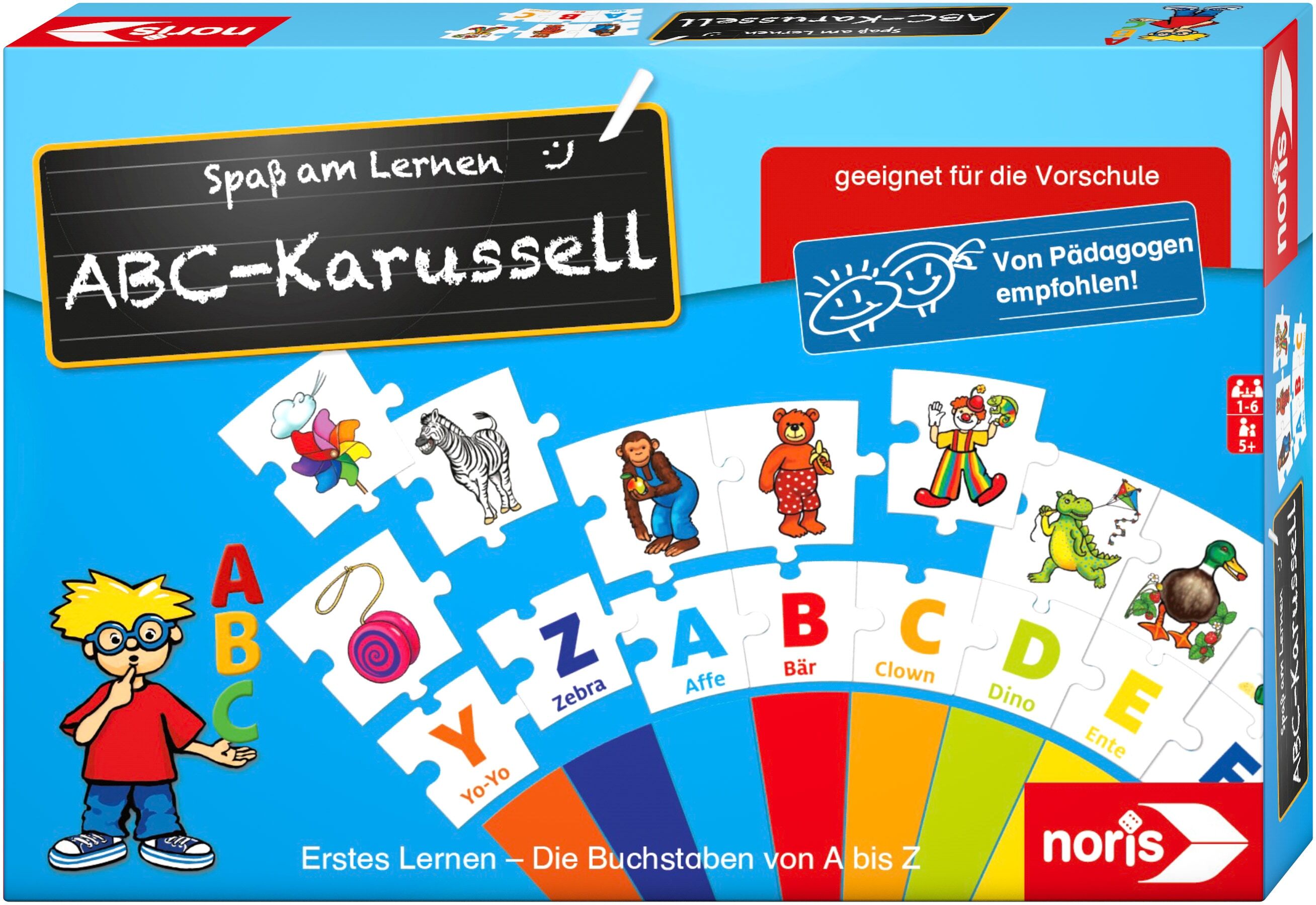 Spiel NORIS "ABC-Karussell", bunt, Spiele, Kinder, Spiel