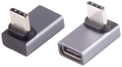 BKL Electronic USB-C Adapter, 4.0, 90° Winkel oben/unten, Pro Adapter, gewinkelt 10080136 Inhalt: 1St.