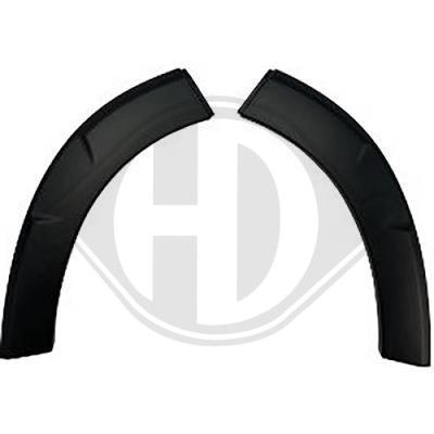 DIEDERICHS Zier-/Schutzleistensatz 4214830 vorne links für Peugeot