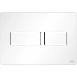 TECE TECEsolid WC-Betätigungsplatte 9240433 weiß matt, 220x150x6mm, für Zweimengentechnik